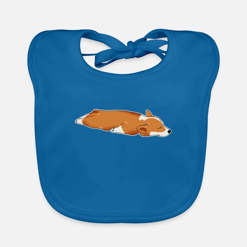Cadeau Corgi Bavoir bio Bébé