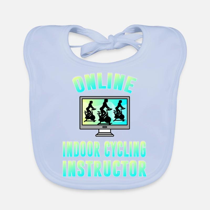 Instructeur de cyclisme intérieur en ligne Bavoir bio Bébé