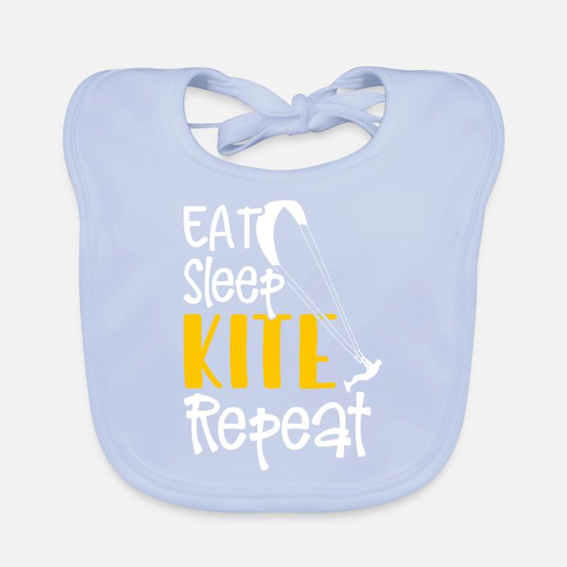Kitesurfen Geschenk Kiteboarding Kitesurfer Gesche Baby Bio-Lätzchen
