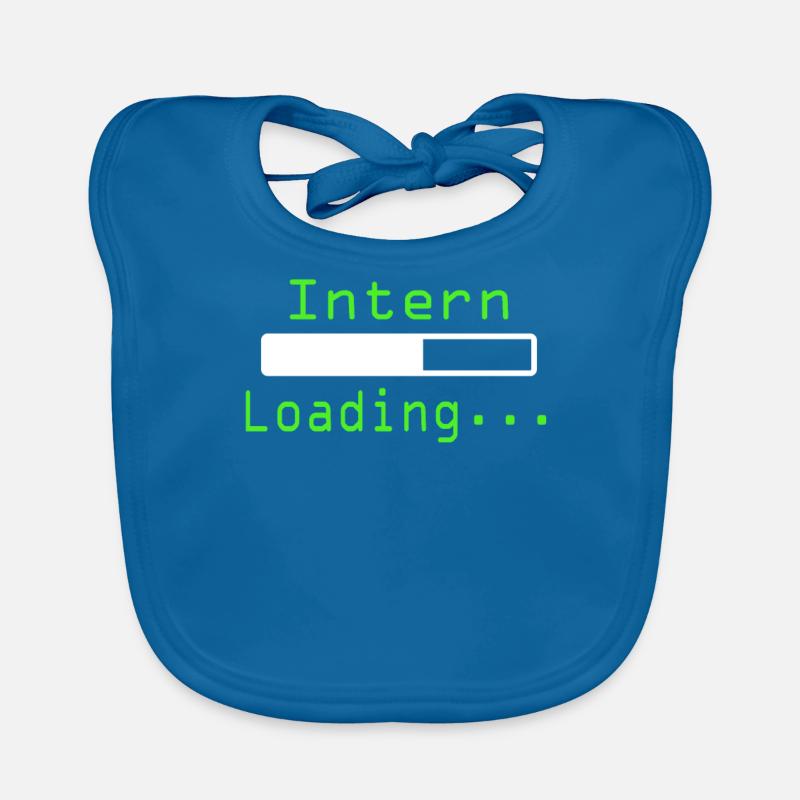 Nerdy Intern Tee Baby Bio-Lätzchen