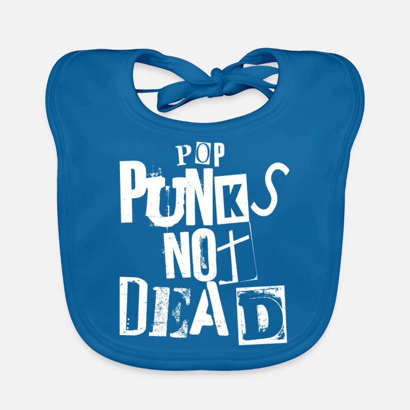 Pop Punks Not Dead - Vintage Grunge - Pop Punk Is Organic Baby Bibs