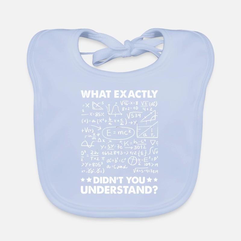 Mathematics Physics Design Organic Baby Bibs