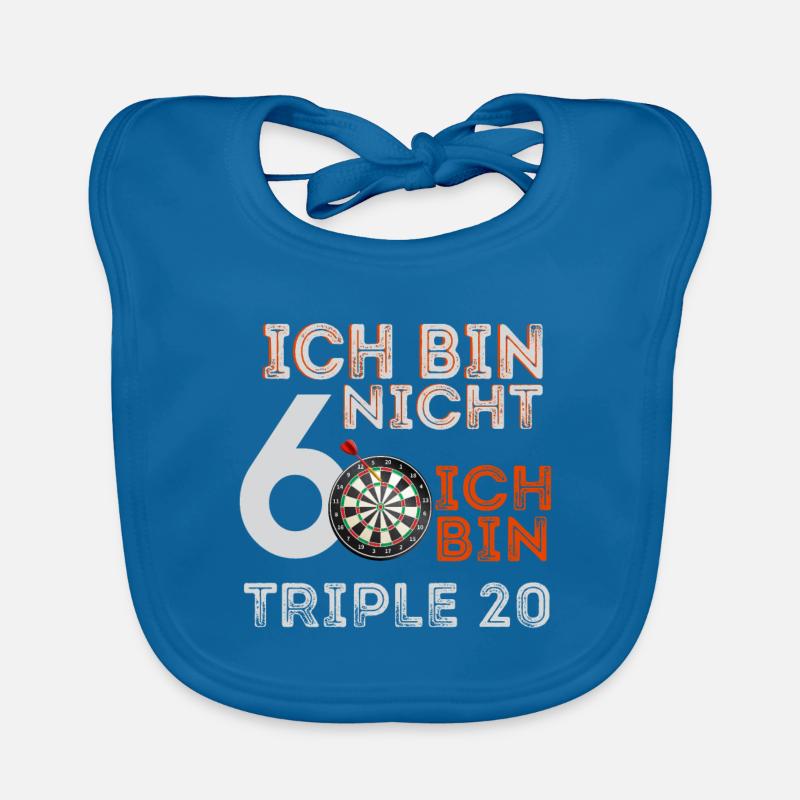 Dart Team Darth Evolution Darts Player Lustig Frau Baby Bio-Lätzchen