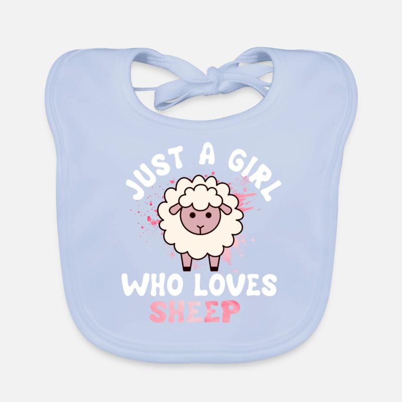 Schaf Baby Bio-Lätzchen