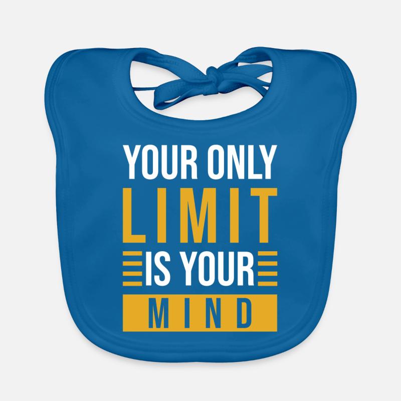 Motivation Mindset Phrase Bavoir bio Bébé