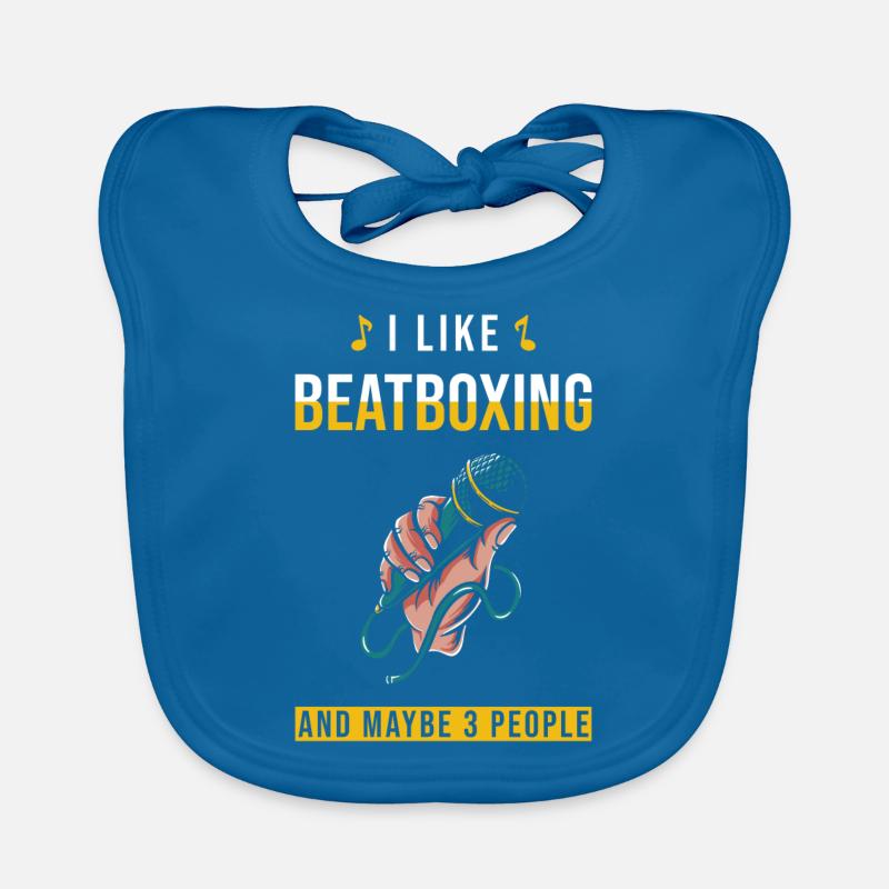 Beatbox Beatboxer Beatboxing Sort Bavoir bio Bébé
