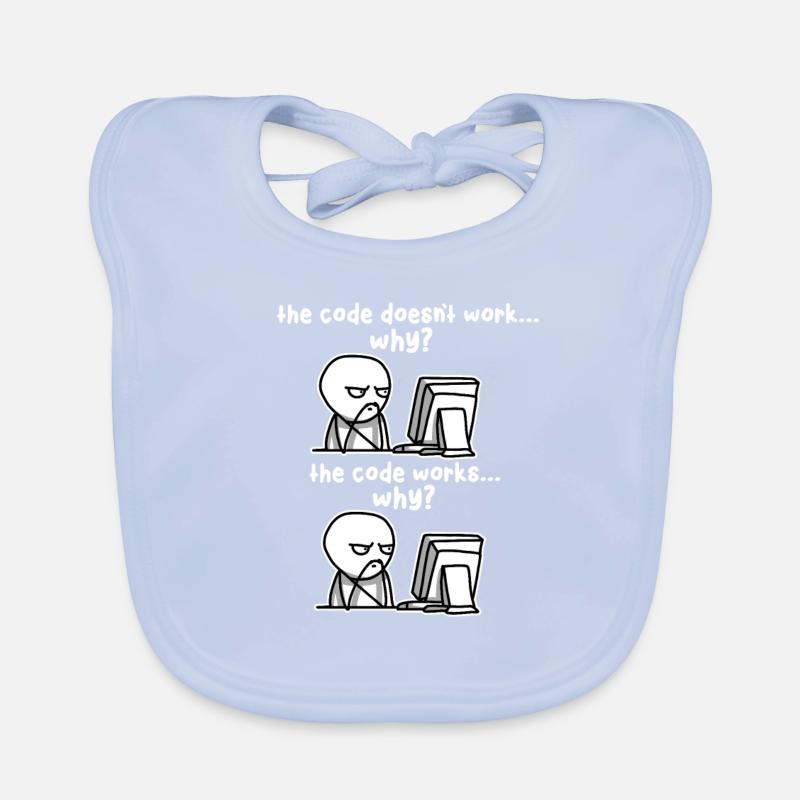 Programming Code Computer Programmer Software Baby Bio-Lätzchen