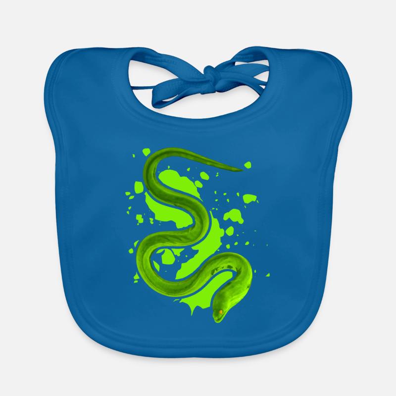 Fluorescent Eel by The Manzanita's Organic Baby Bibs