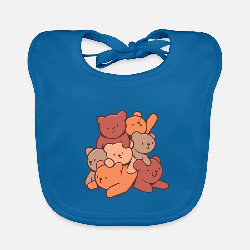 Teddy bear cuddly toy stuffed toy cuddling Organic Baby Bibs