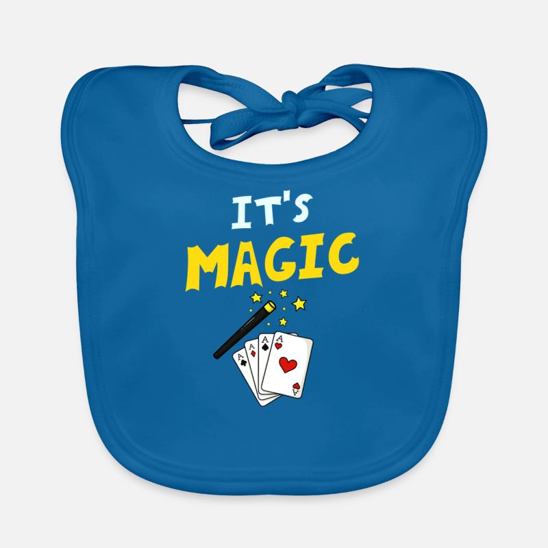 Magic Trick Magician Wizard Magic Magic Organic Baby Bibs