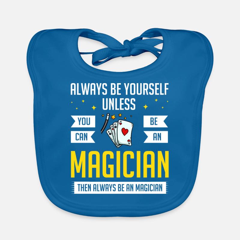 Magic Trick Magician Wizard Magic Magic Organic Baby Bibs