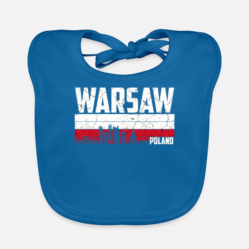 Varsovie Pologne Bavoir bio Bébé