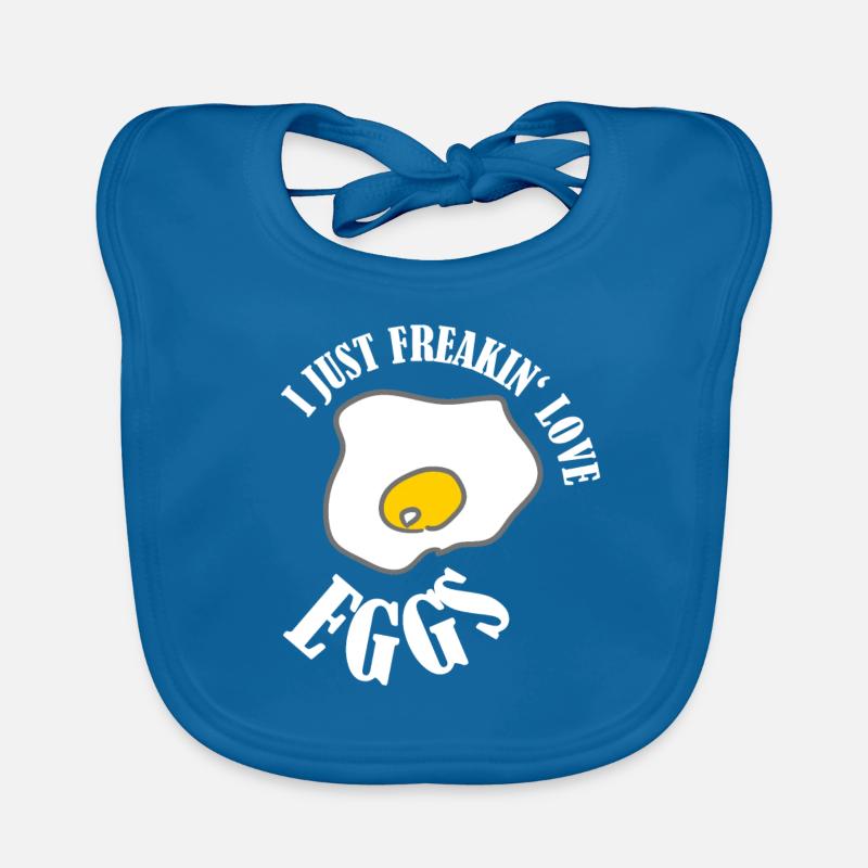 Ei Gelb lustiges Geschenk Eigelb Eier Spiegelei Baby Bio-Lätzchen
