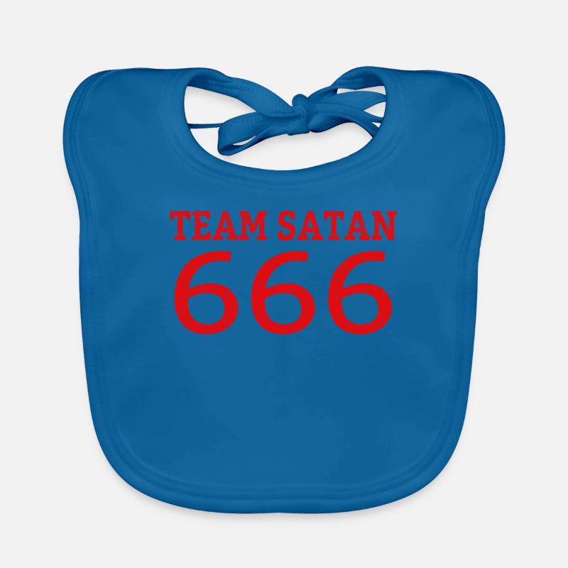 Équipe Satan 666 Underworld Evil Statement Bavoir bio Bébé