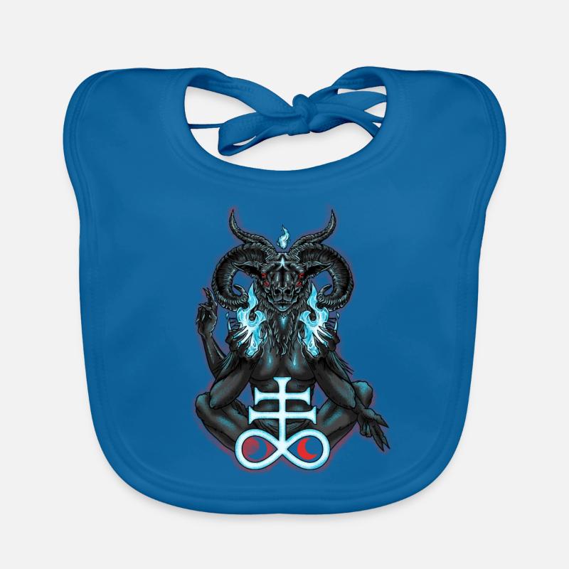 Baphomet Satan Luzifer Baby Bio-Lätzchen
