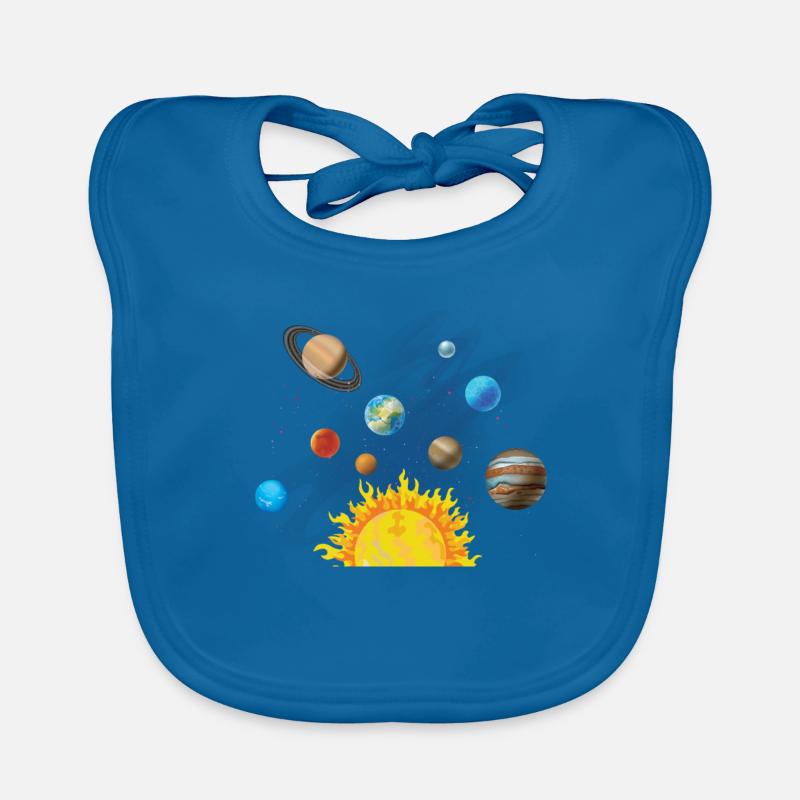 Solar System Space Bavoir bio Bébé
