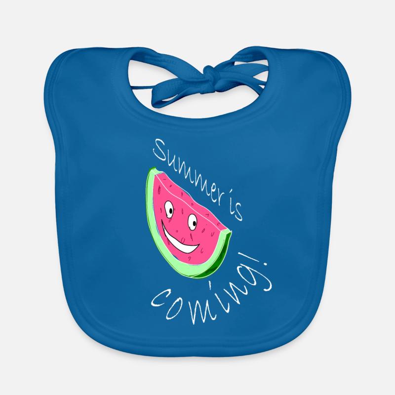 Melone Melonen Wassermelone Baby Bio-Lätzchen