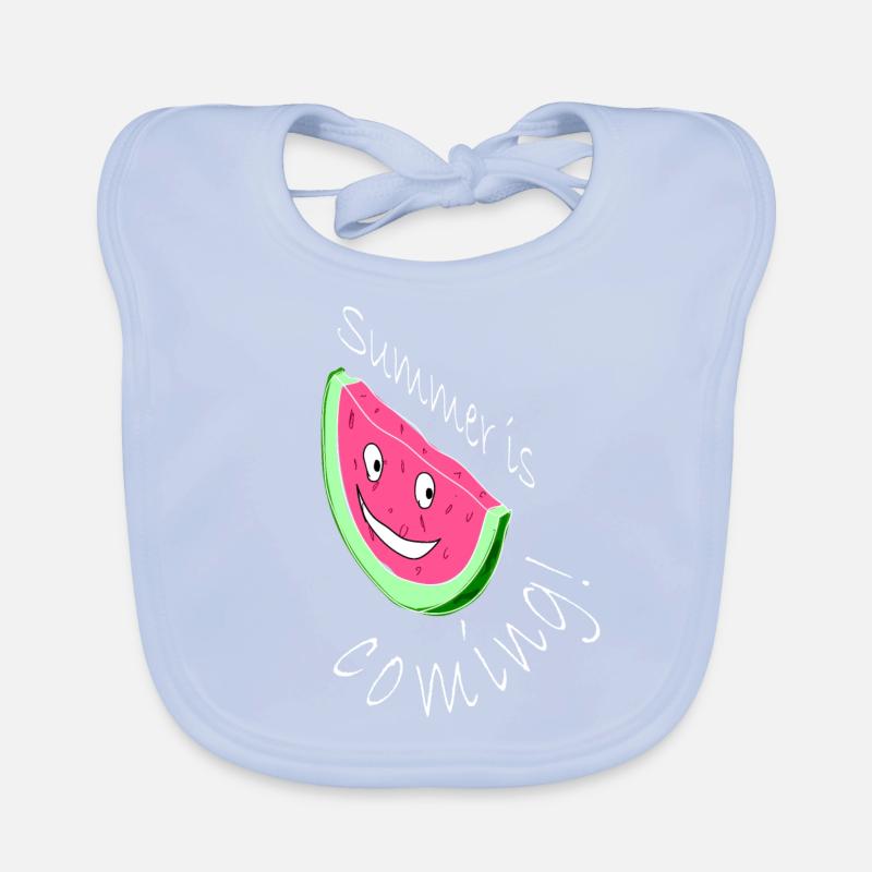 Melon Melon Pastèque Bavoir bio Bébé