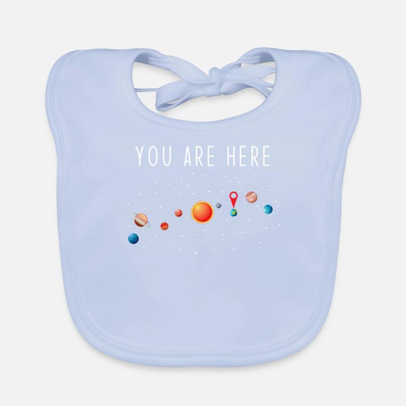 solar system Organic Baby Bibs
