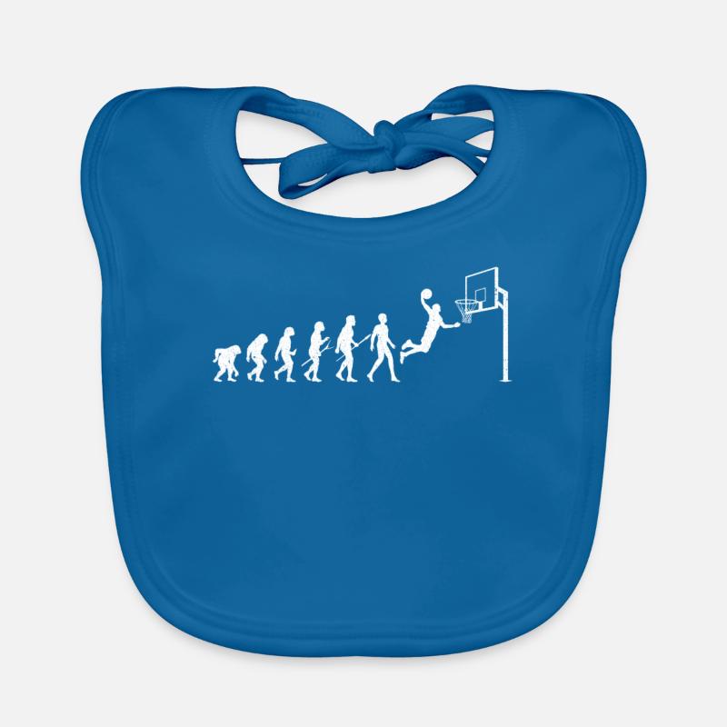 Basketball Evolution Bavoir bio Bébé
