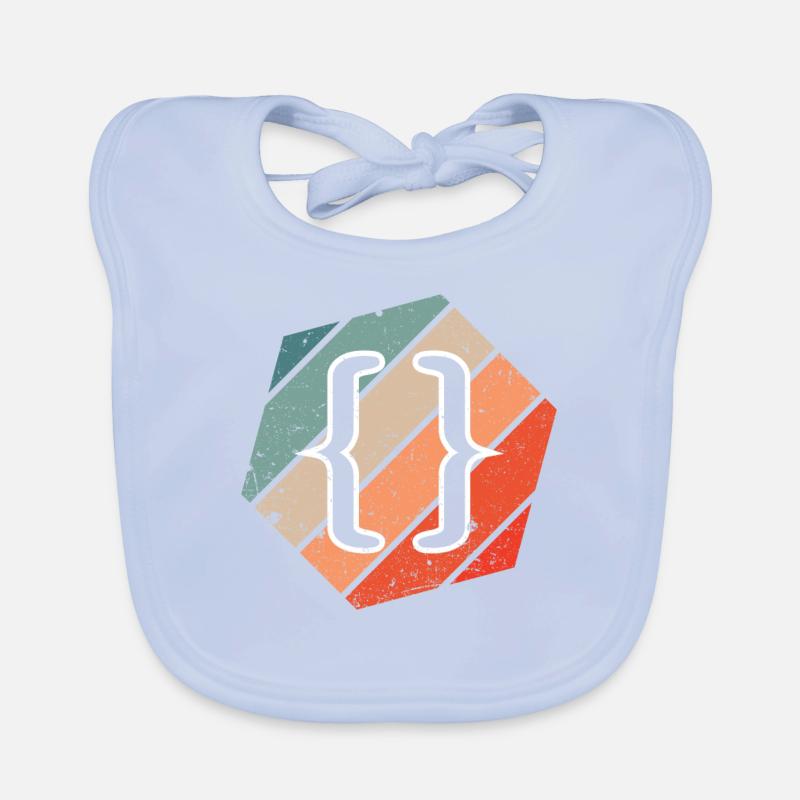 CSS Vintage Web Developer JavaScript et HTML 5 Bavoir bio Bébé