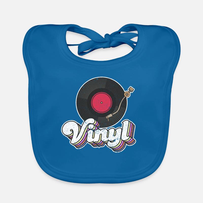Vinyle Record Turntable Player Lover Cute Bavoir bio Bébé