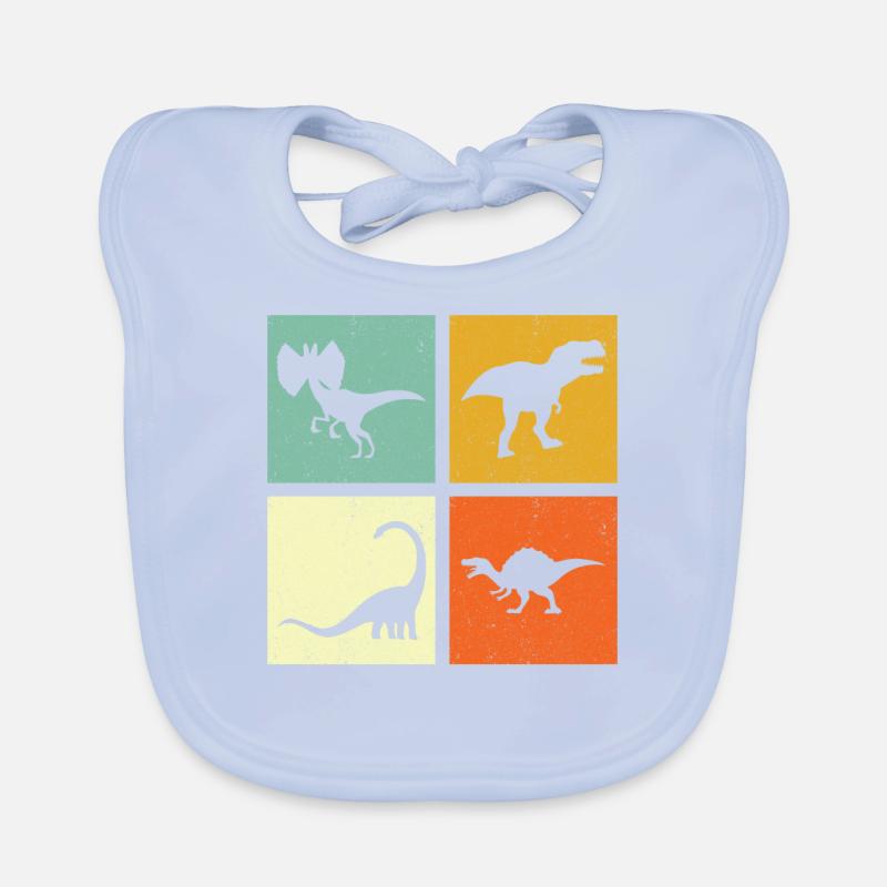 Dino Dinosaurier Baby Bio-Lätzchen