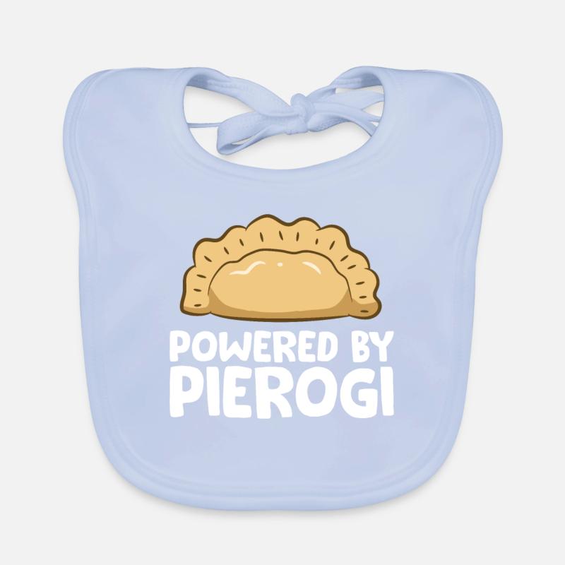 Propulsé par Pierogi Funny Pierogi Bavoir bio Bébé