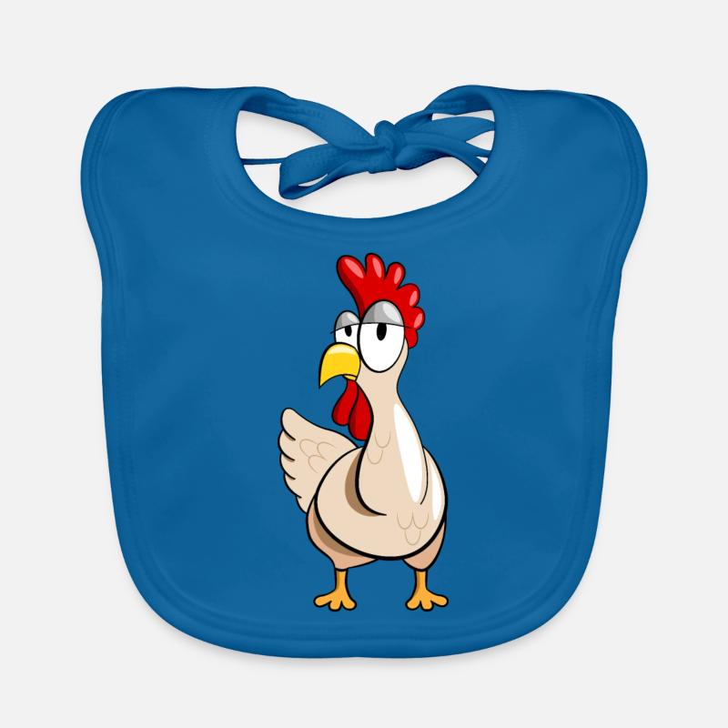 Funny Chicken Gift Chicken Chicken Keeping Organic Baby Bibs