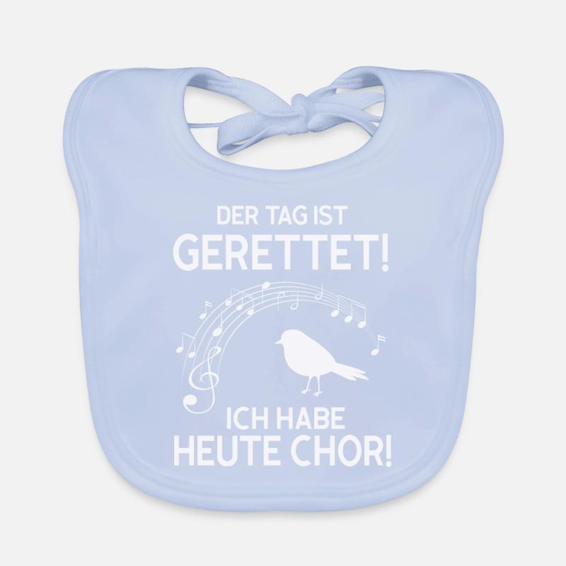 Schöner Tag mit Chor Baby Bio-Lätzchen