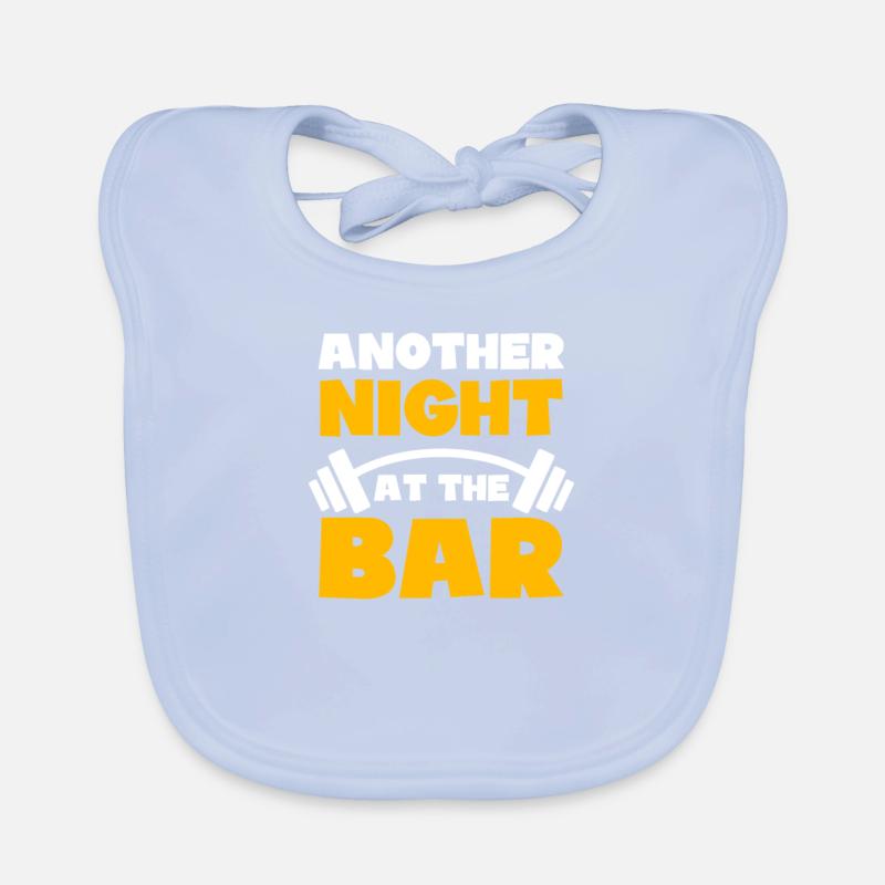 Bodybuilder Eine weitere Nacht an der Bar Baby Bio-Lätzchen