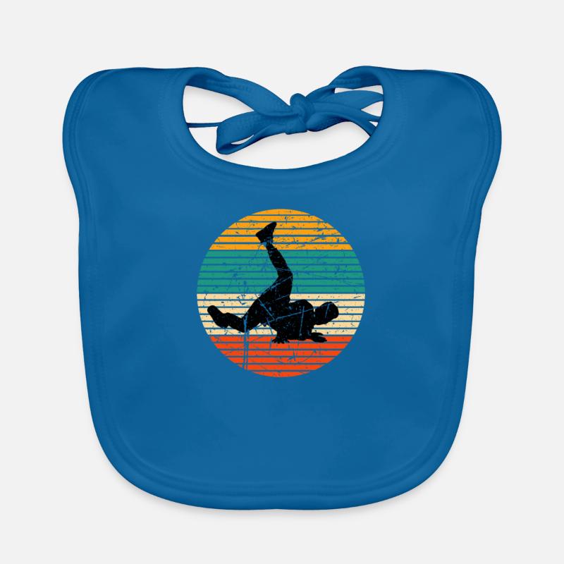Breakdance Hip Hop Dancing Breakdancer Bboy Dance Organic Baby Bibs