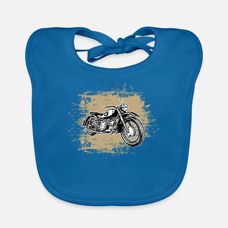 Mofa moped team Ural Ostalgie GDR mofa DDR mope Organic Baby Bibs