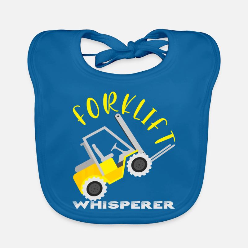 Forklift Flüsterer Forklift driver Organic Baby Bibs