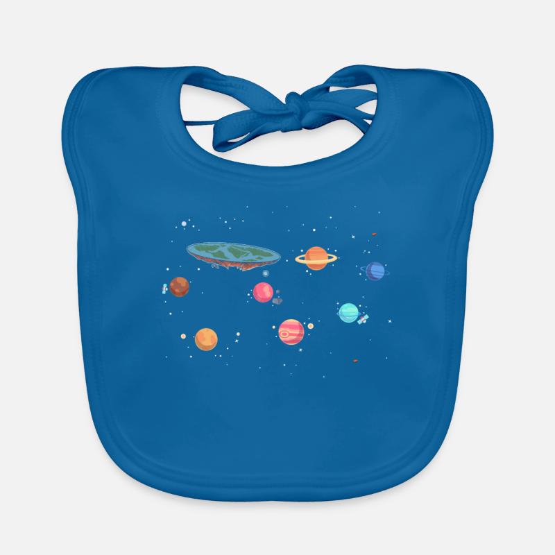 Flat Earth Society Bavoir bio Bébé