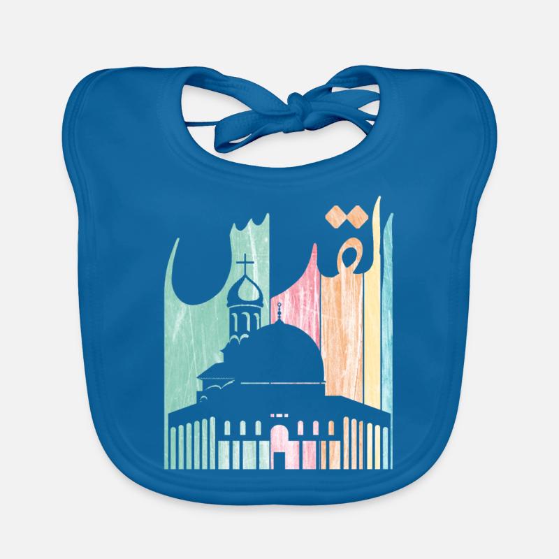 Jerusalem Jerusalem Palästina القدس الاقصى فلسطين Baby Bio-Lätzchen