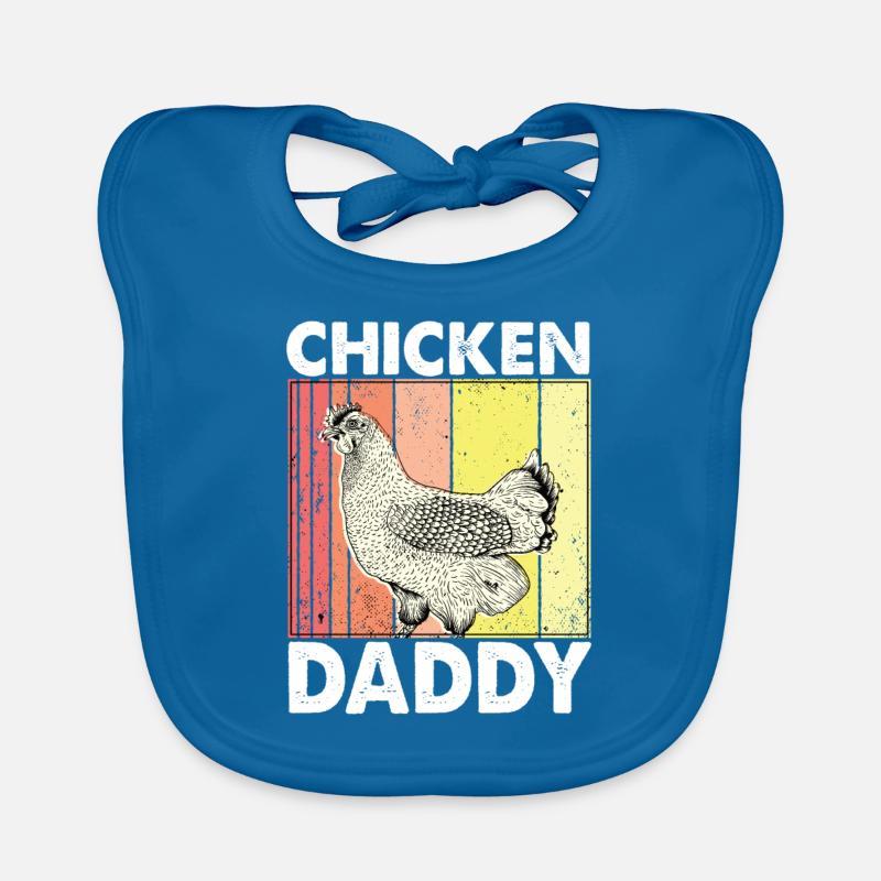 Poulets de poulets de poulets cadeau Bavoir bio Bébé