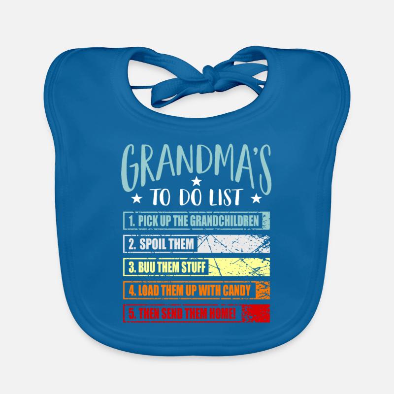 Oma Omi Geschenk Großmutter Geschenkidee Baby Bio-Lätzchen