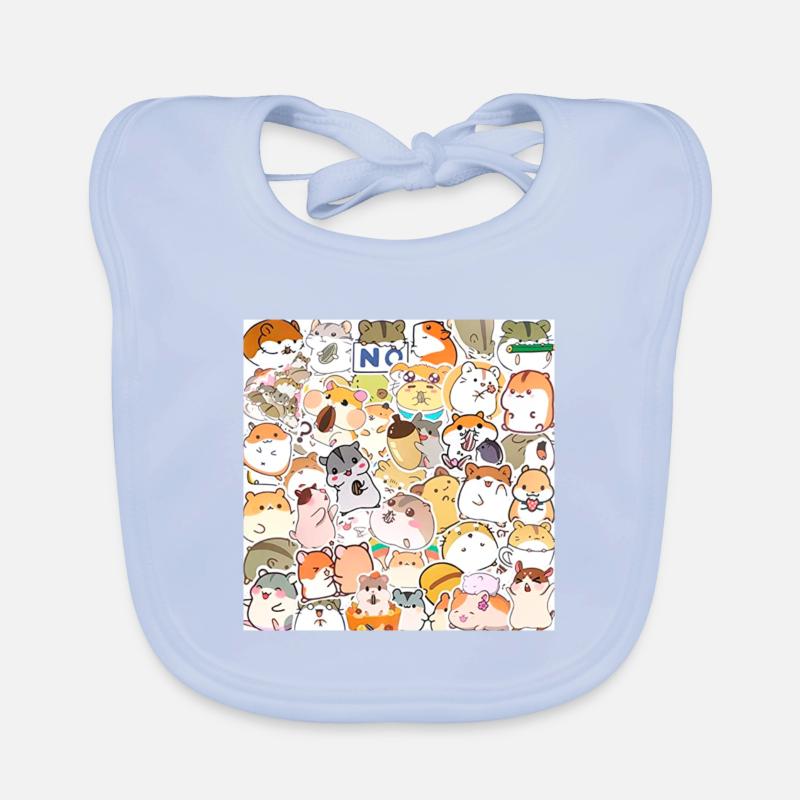 Hamster Téléphone Corée Bavoir bio Bébé