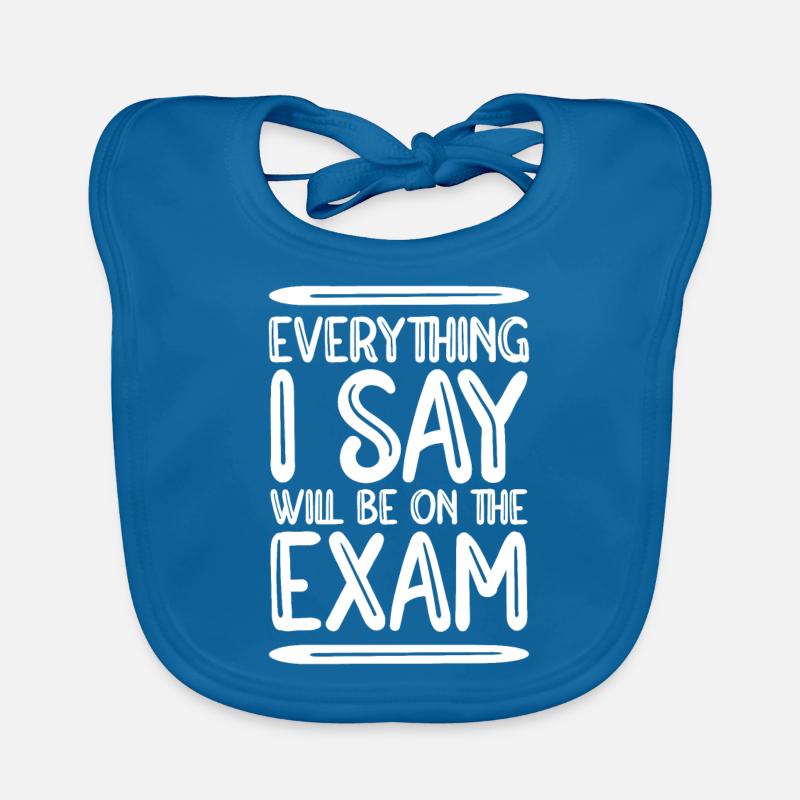 Teacher teaching teacher saying funny gift Organic Baby Bibs