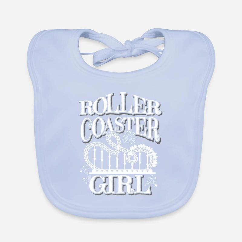 roller coaster Organic Baby Bibs