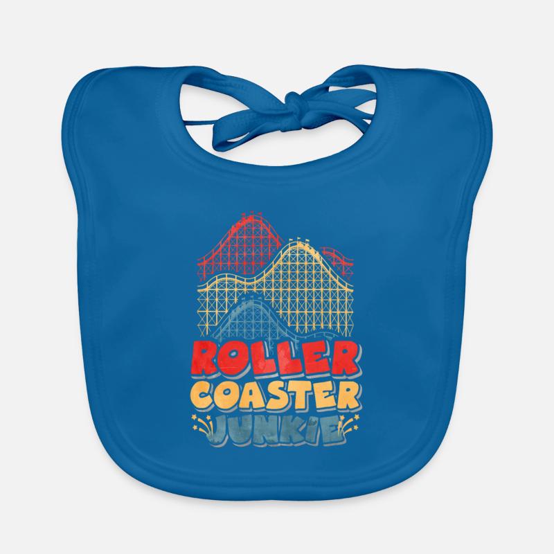 roller coaster Organic Baby Bibs