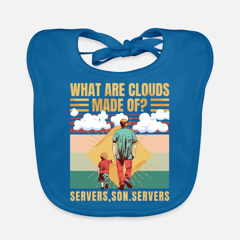 Funny Programmer Software Developer Computer Bavoir bio Bébé