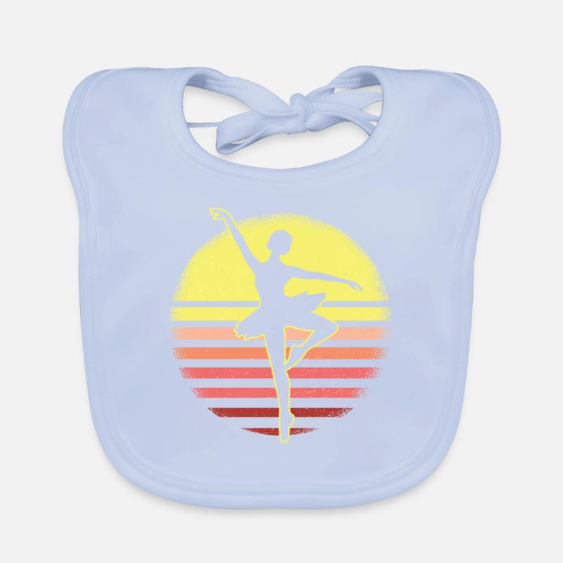 Ballerina Ballet Dancer Mode Dance Gift Organic Baby Bibs