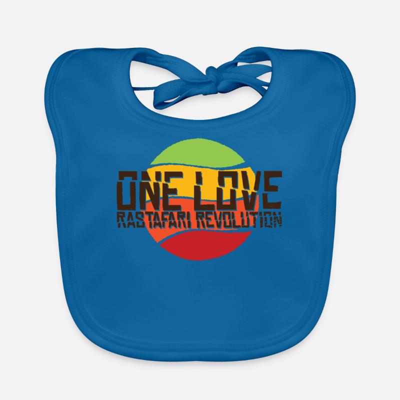 Rastafari Love and Evolution Organic Baby Bibs
