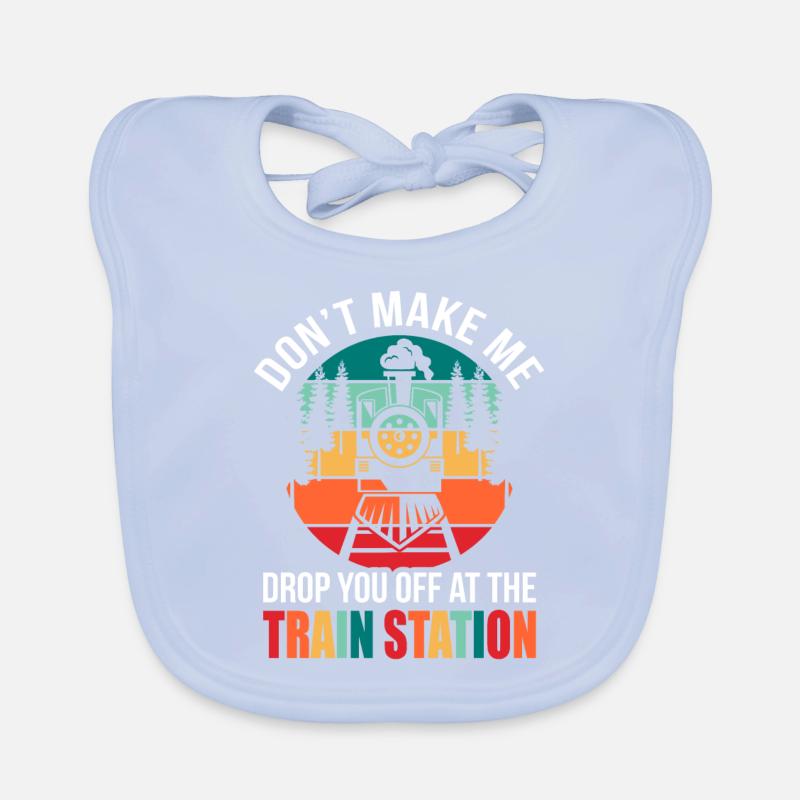 train Organic Baby Bibs