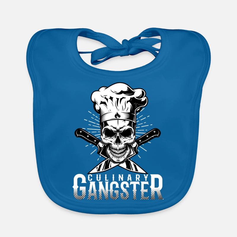 Culinary Gangster Chef Chef Organic Baby Bibs