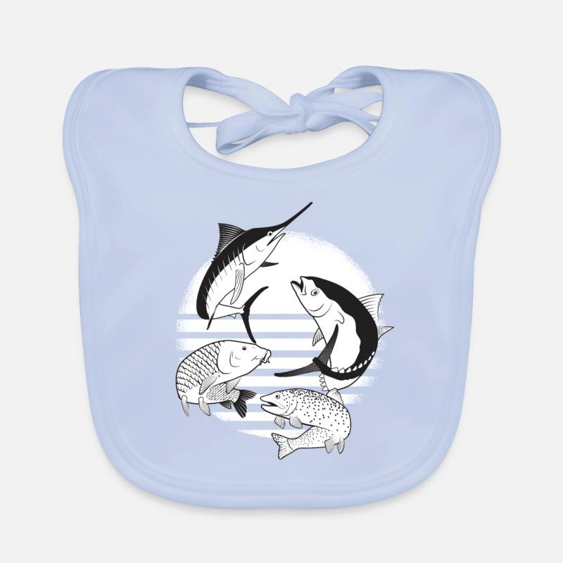 Pêche Bavoir bio Bébé