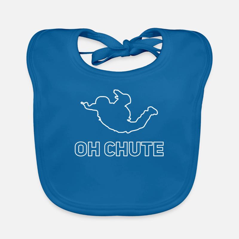 Skydiver Skydive Skydive Organic Baby Bibs