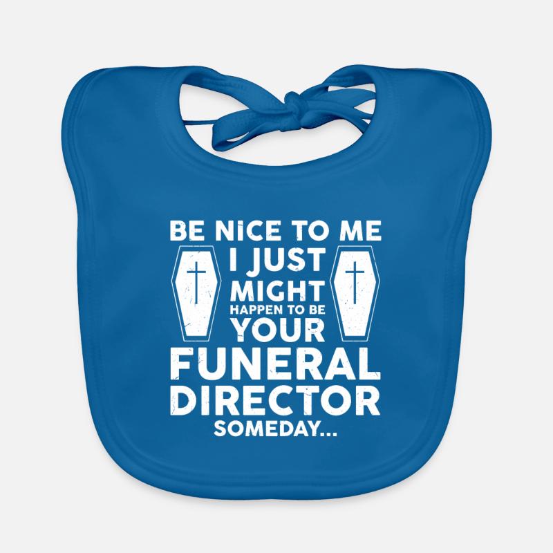 Undertaker funeral morgue Undertaker Organic Baby Bibs